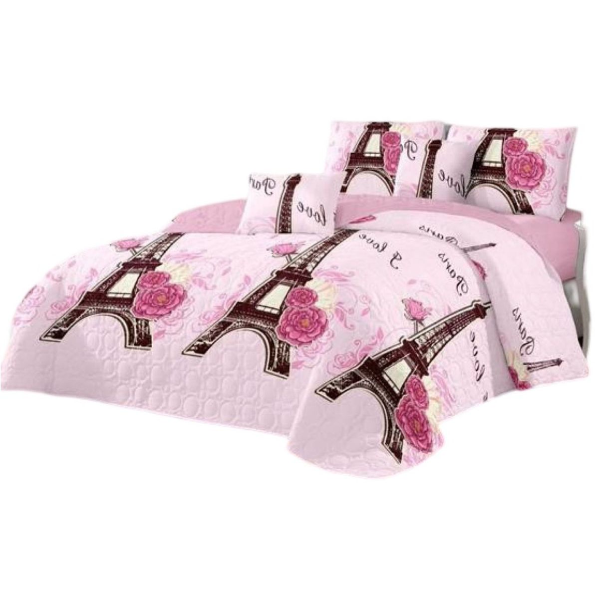 GENERICO - Cubrecama Quilt Plaza y Media Verano Fresco 11n52