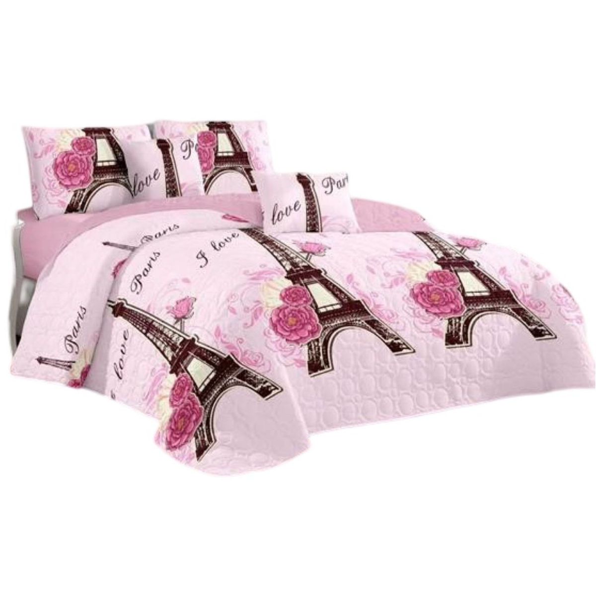 GENERICO - Cubrecama Quilt Plaza y Media Verano Fresco 11n52