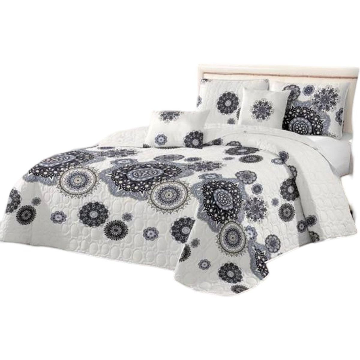 GENERICO - Cubrecama Quilt Plaza y Media Verano Fresco 11n40