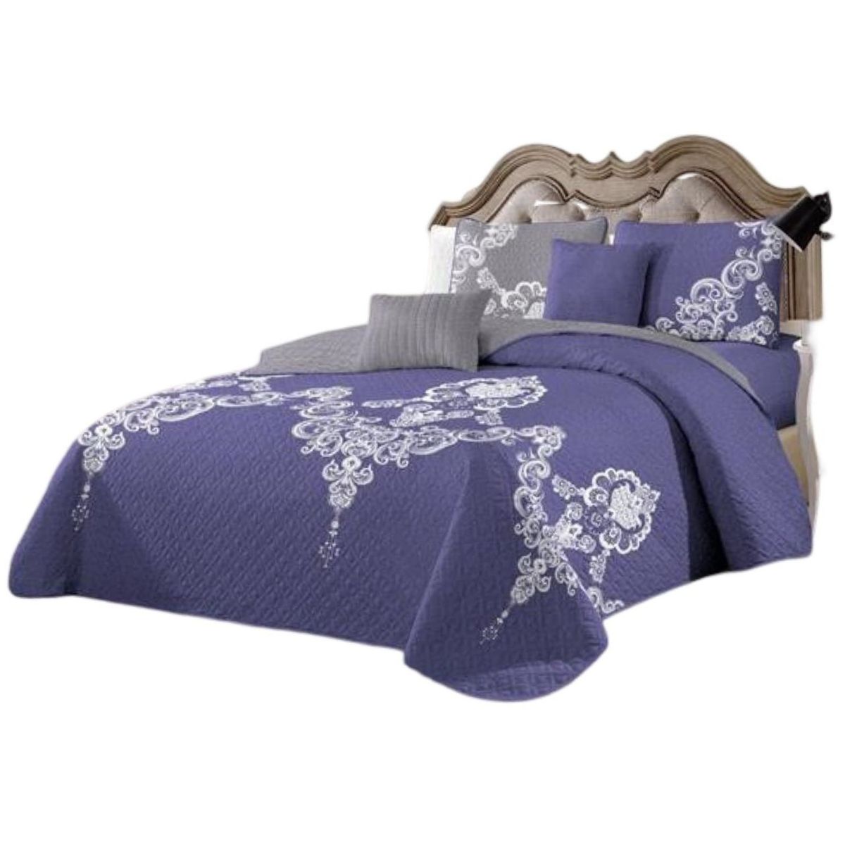 GENERICO - Cubrecama Quilt Plaza y Media Verano Fresco 11n32