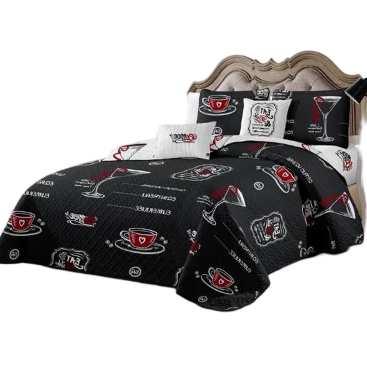 GENERICO - Cubrecama Quilt Plaza y Media Verano Fresco 11n31