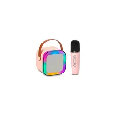GENERICO - Altavoz Bluetooth Inalámbrico Con Micrófono Para Niños Rosa