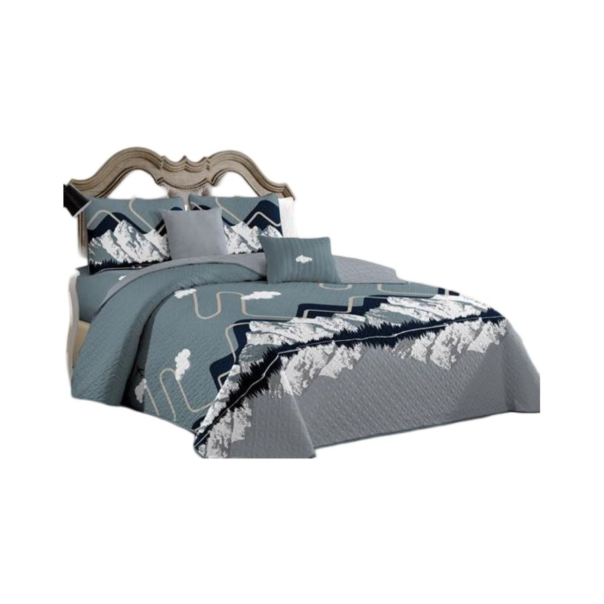 GENERICO - Cubrecama Quilt Plaza y Media Verano Fresco 11n14