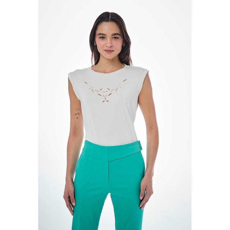 IO - Polera Estampada Crudo iO
