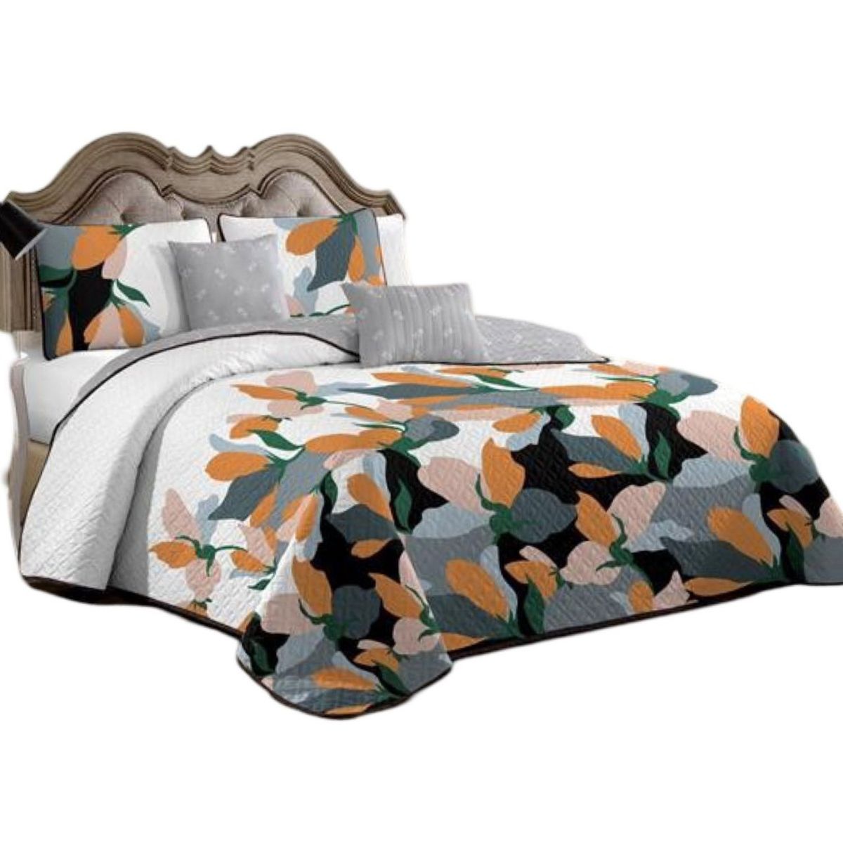 GENERICO - Cubrecama Quilt Plaza y Media Verano Fresco 11n47