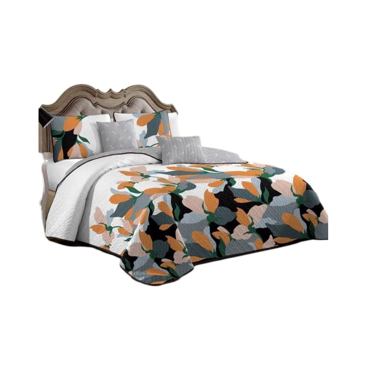 GENERICO - Cubrecama Quilt Plaza y Media Verano Fresco 11n47