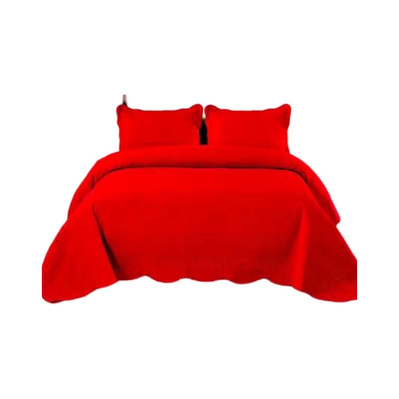GENERICO - Quilt Verano Unicolor Plaza y Media Suave 11n04