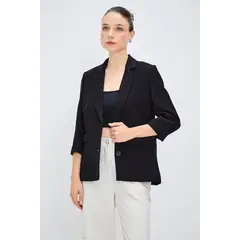 IO - Blazer Liso Negro