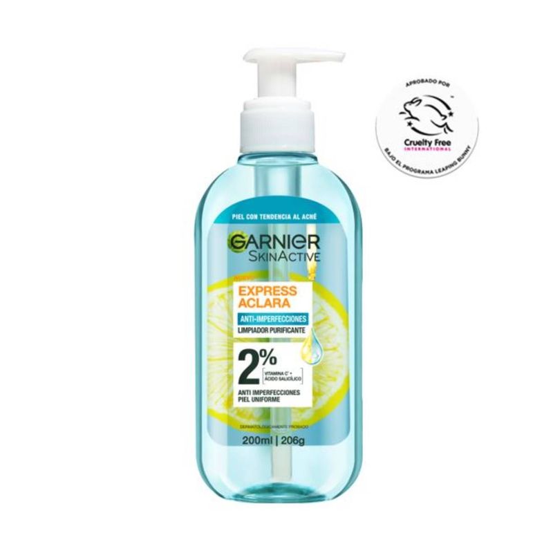 GARNIER - Garnier Gel Limpiador Anti-imperfecciones Express Aclara