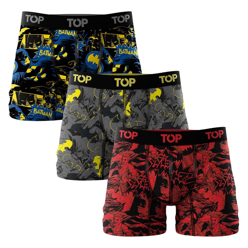 TOP - Bóxer Medio Algodón DC Pack 3 C13 Top.
