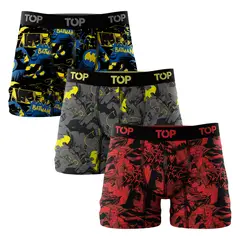TOP - Bóxer Medio Algodón DC Pack 3 C13 Top.