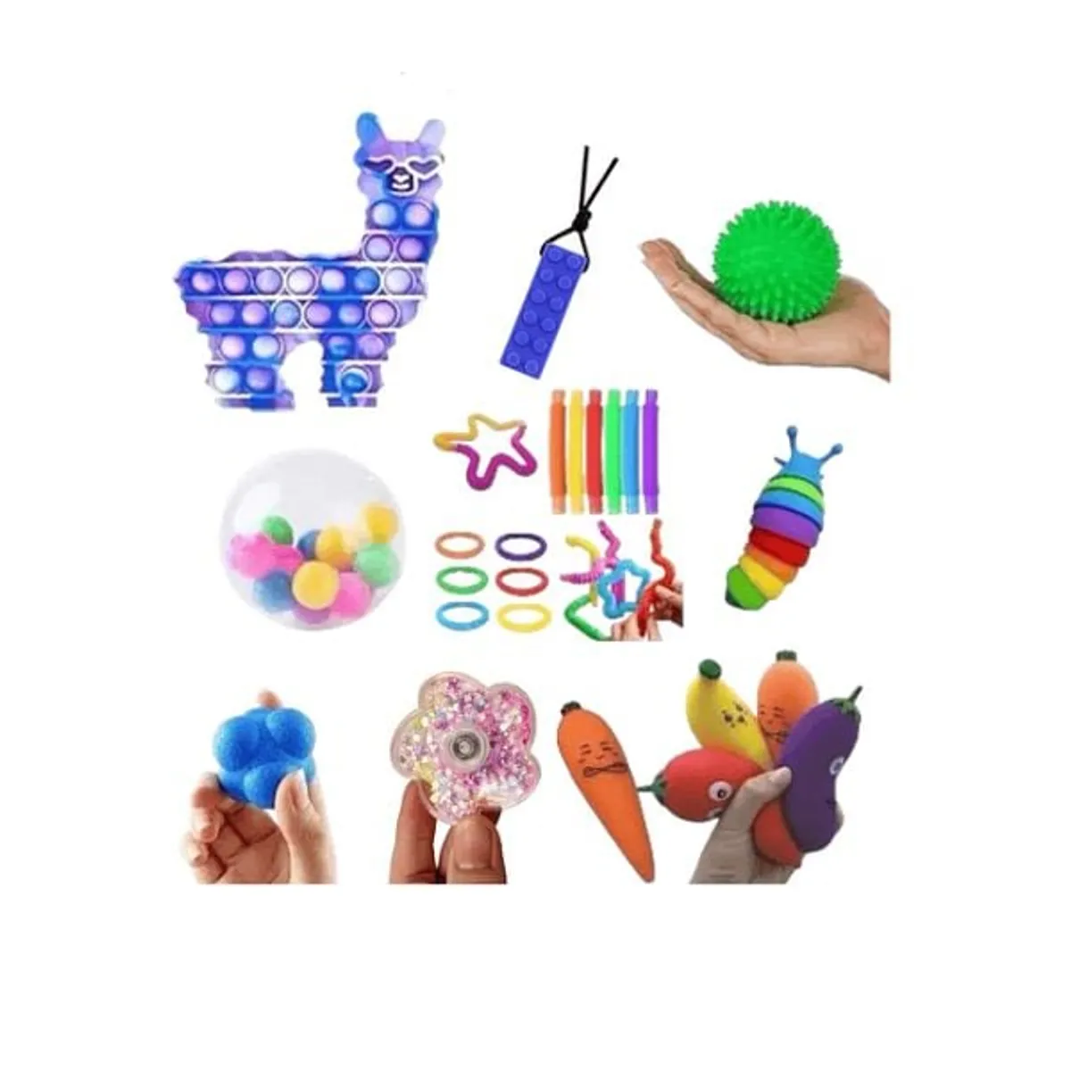 GENERICO - Set 9 Pcs Sensorial Calma Para Niños Autismo Tea - Tdah