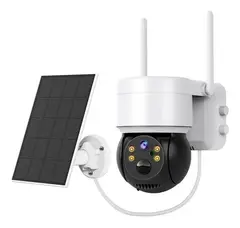 GENERICO - Camara Solar Ip Wifi Seguridad Exterior Hd 1080p Icsee