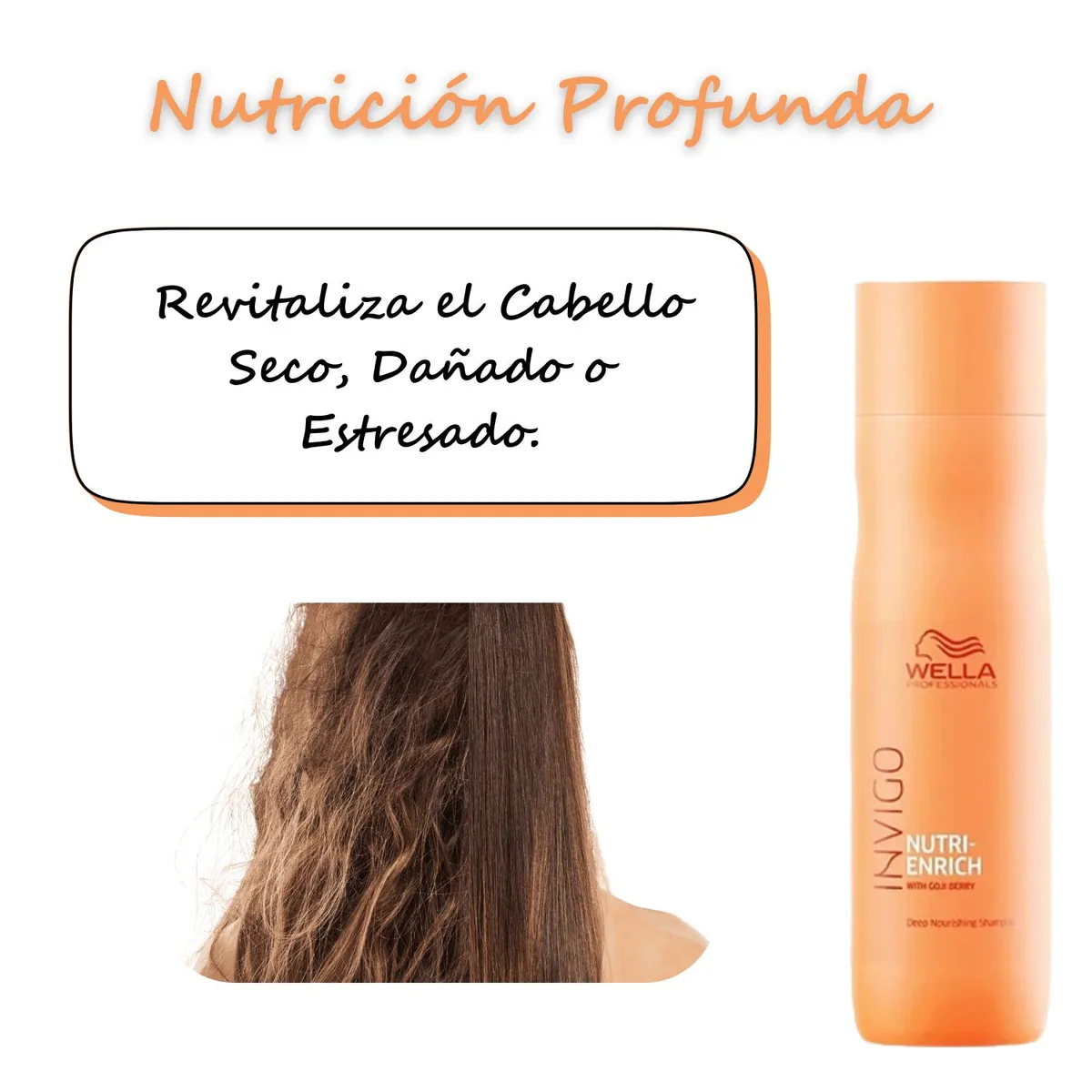 WELLA - Shampoo Wella  Nutri Enrich 250ml Invigo Nutricion Profunda