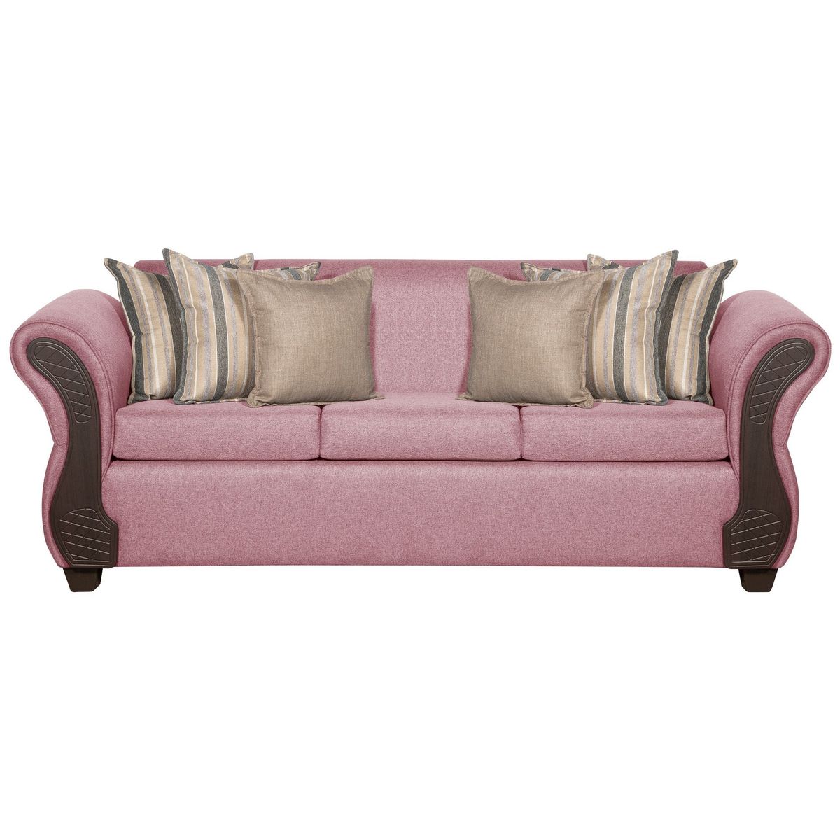 RUZAM MOBEL - SOFA 3 CUERPOS MARSELLA PALO ROSA