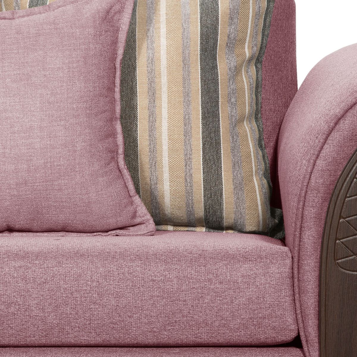 RUZAM MOBEL - SOFA 3 CUERPOS MARSELLA PALO ROSA