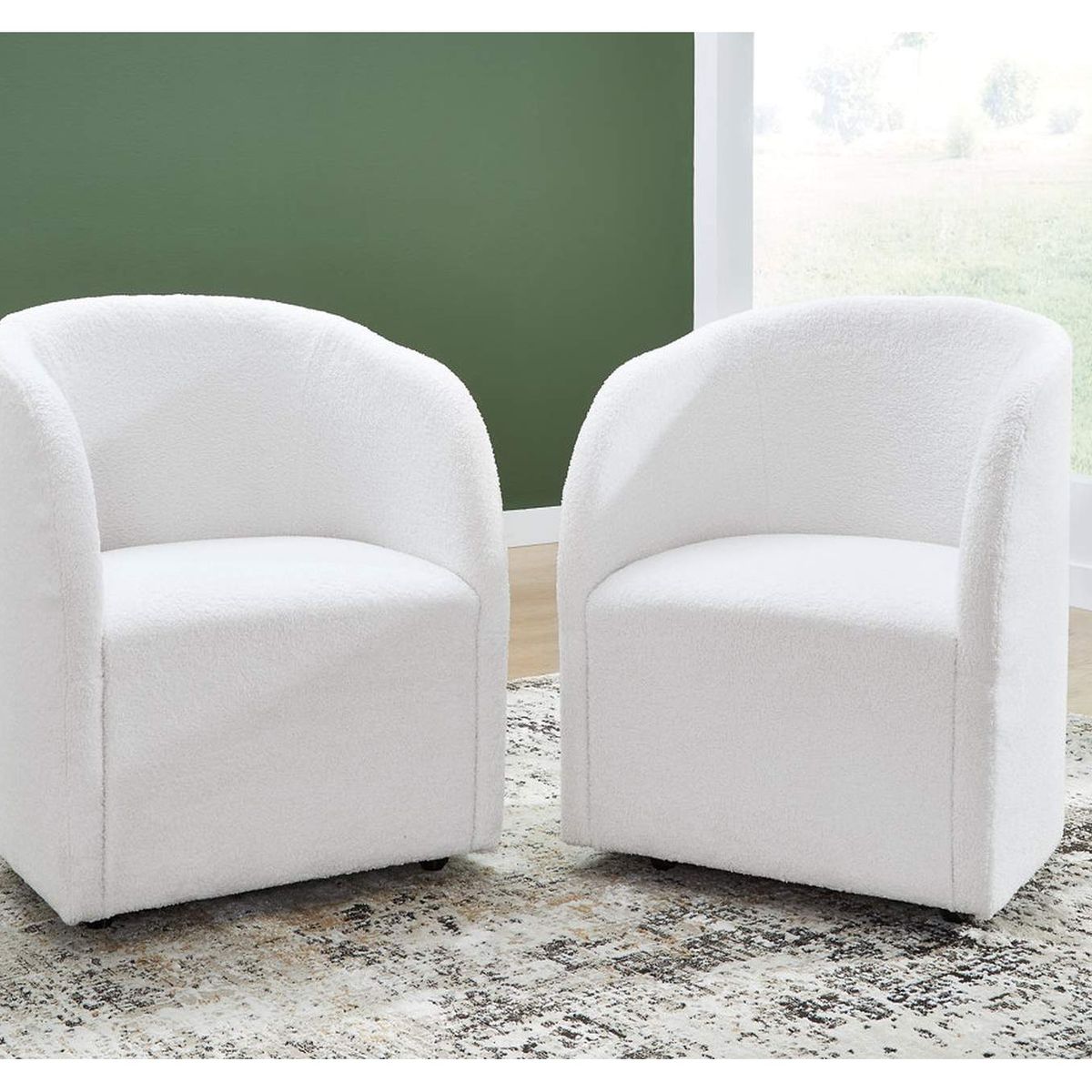 ASHLEY - Par de sillas de comedor Rowanbeck