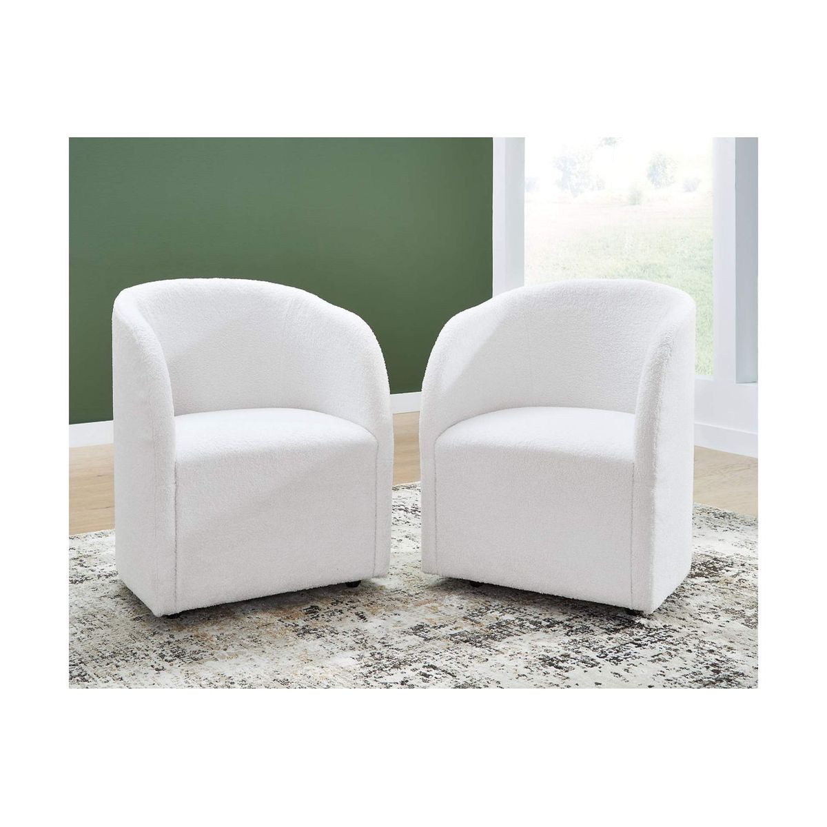 ASHLEY - Par de sillas de comedor Rowanbeck