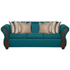 RUZAM MOBEL - SOFA 3 CUERPOS MARSELLA TURQUESA