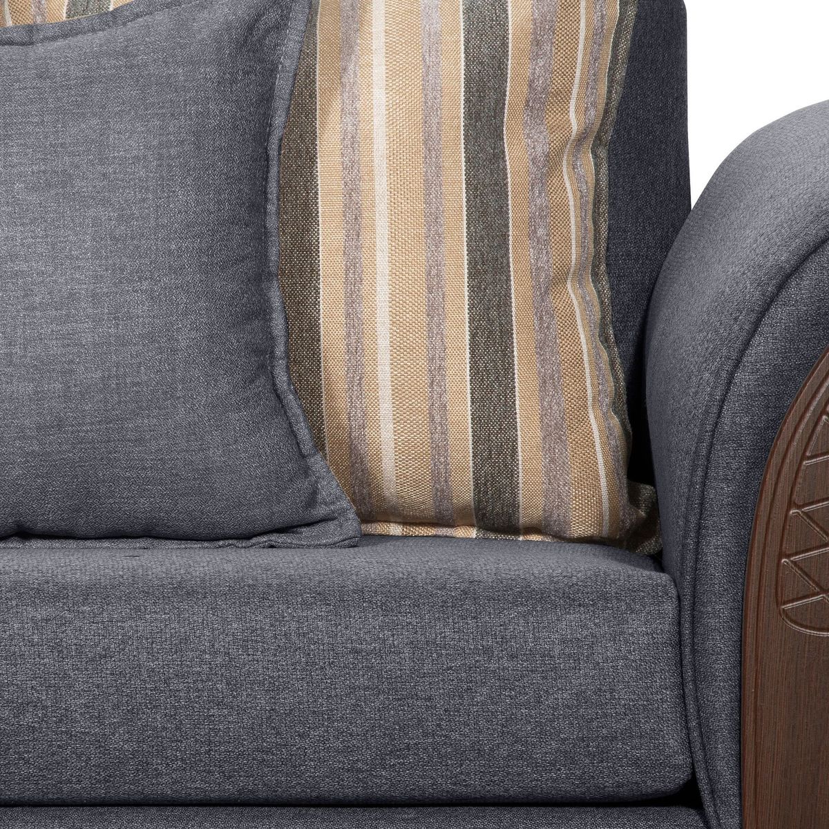 RUZAM MOBEL - SOFA 3 CUERPOS MARSELLA GRIS