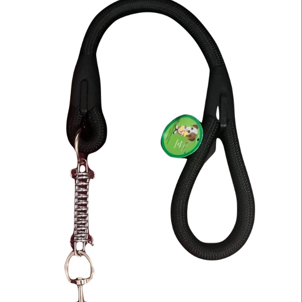 GENERICO - Correa para perro con amortiguación color negro