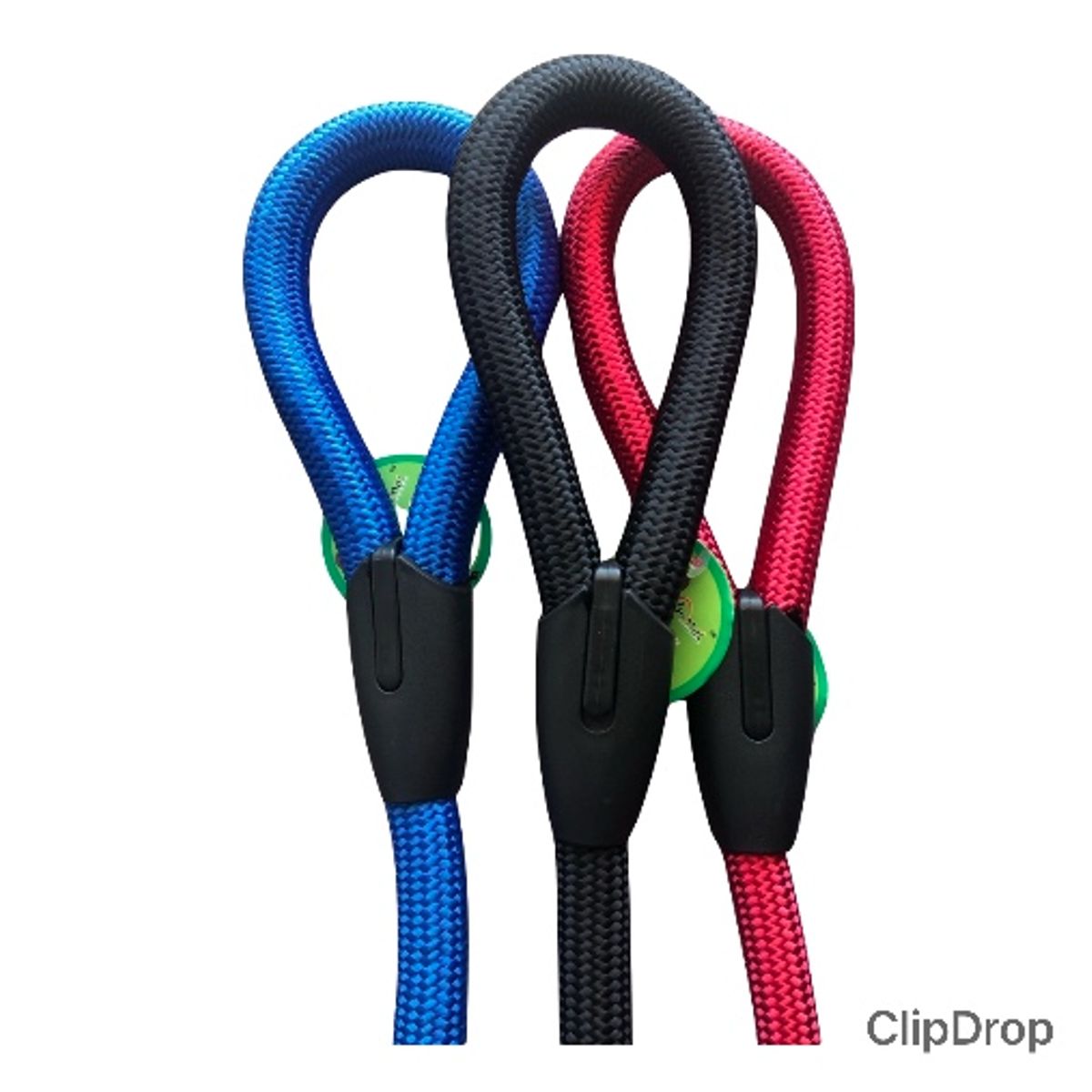 GENERICO - Correa para perro con amortiguación color negro