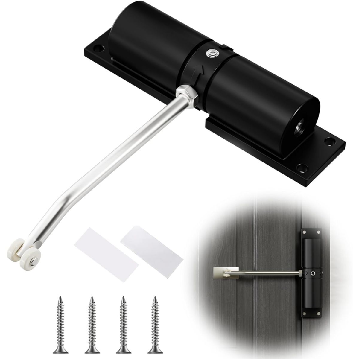 GENERICO - Cierre Automático De Puertas Acero Inoxidable Con Resorte