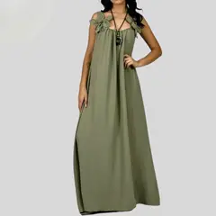 ARRAKASTA - Vestido largo de viscosa