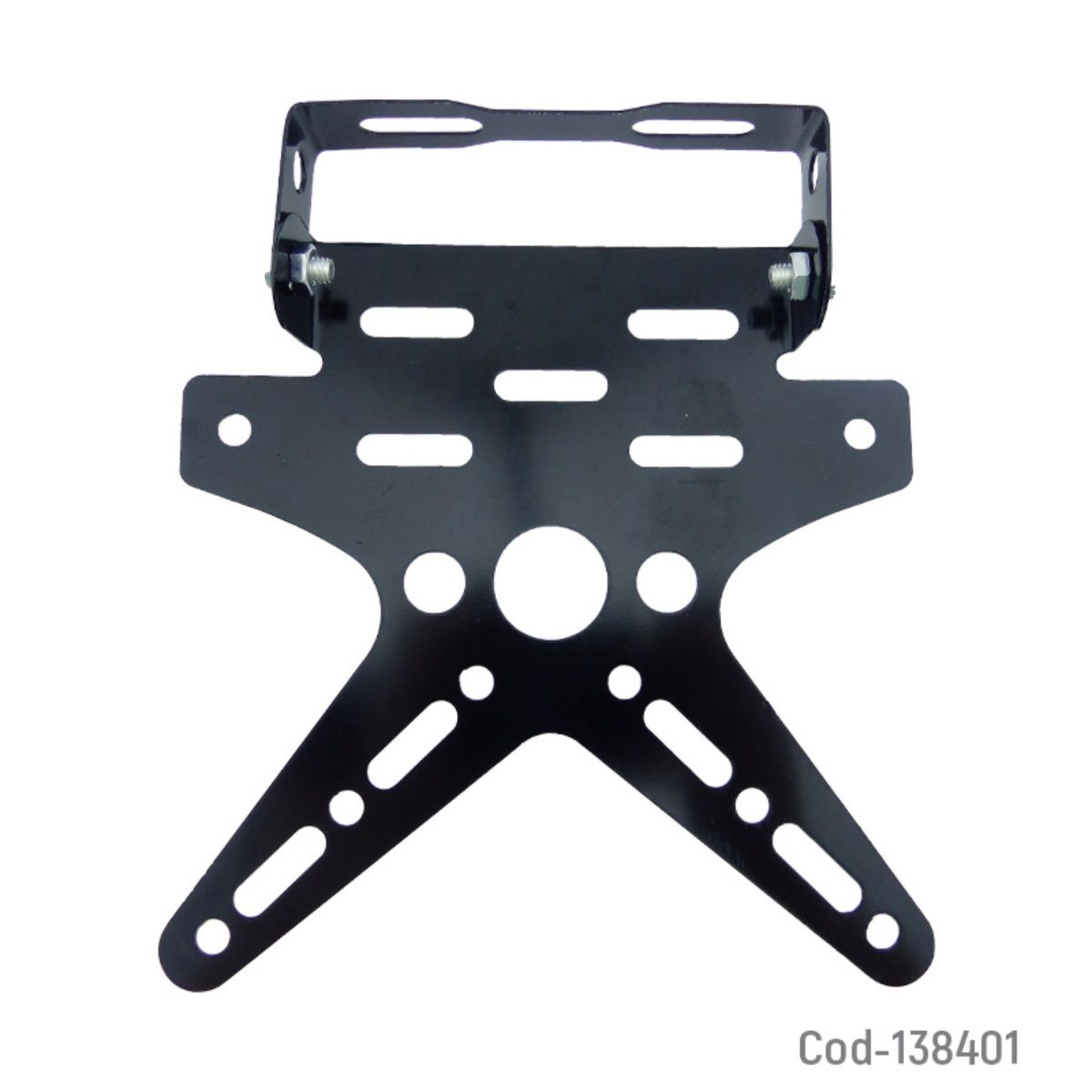 OEM - PORTA PLACA PARA MOTO UNIVERSAL ALUMINIO AJUSTABLE