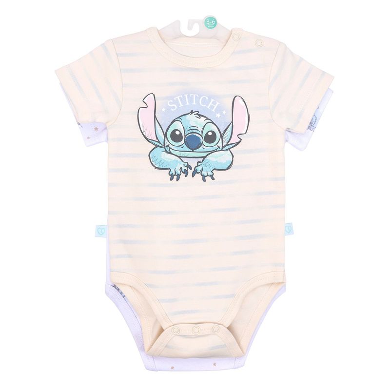 BAMBINO - Body X2 Unisex  Stitch Body Manga Corta 9 - 12 Meses