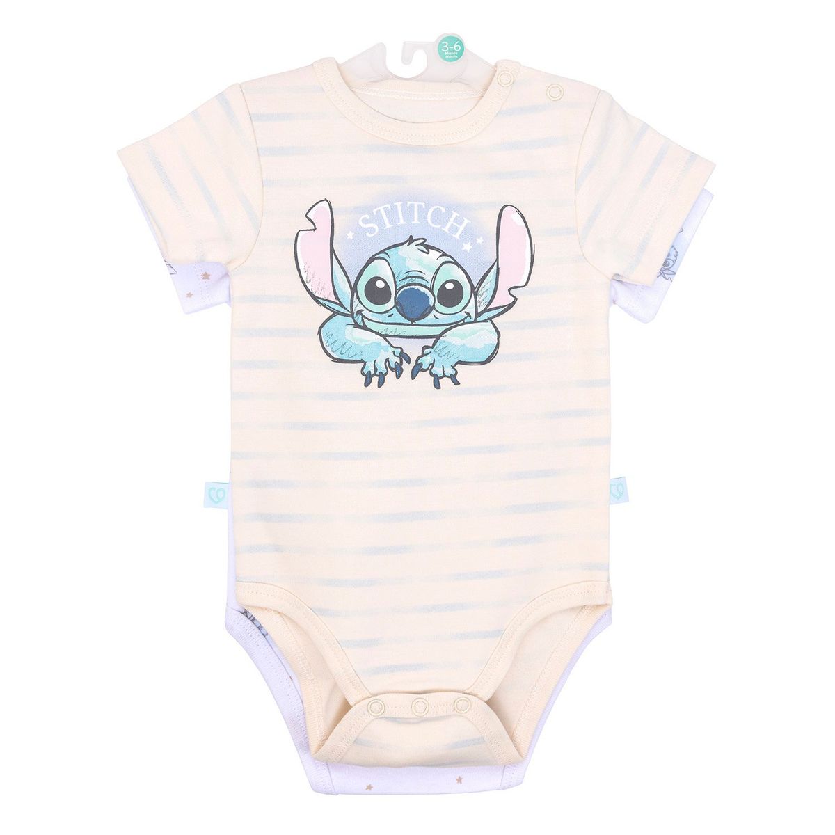 BAMBINO - Body X2 Unisex  Stitch Body Manga Corta 12 - 18 Meses