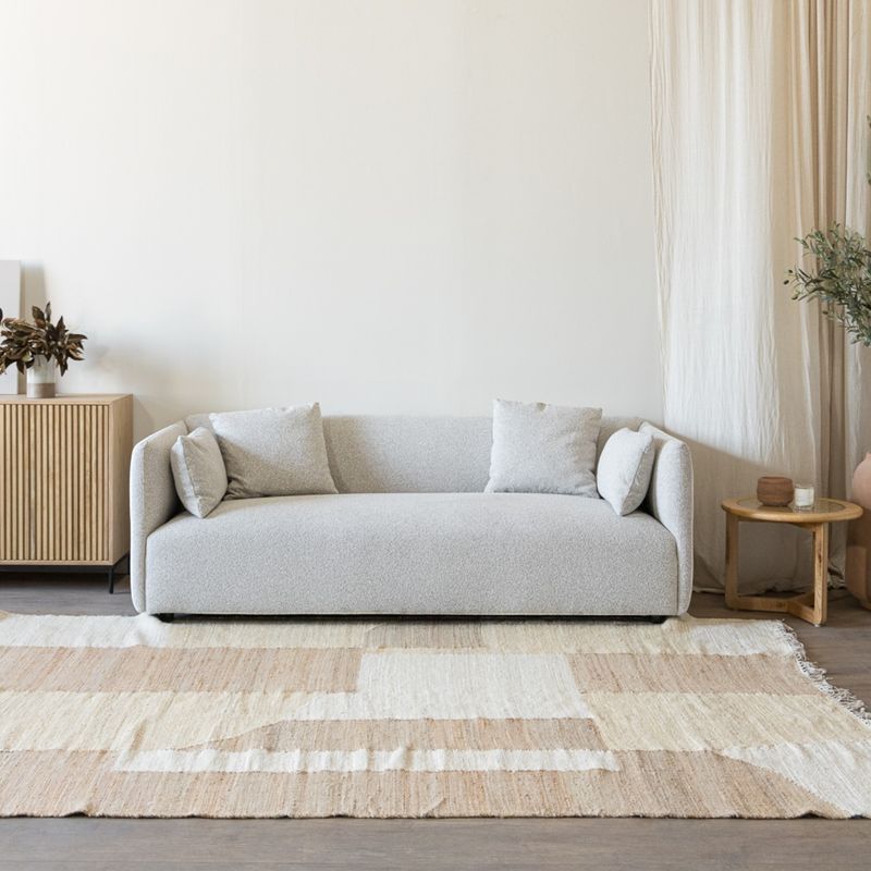 AMOBLE - Sofa Curtis Gris Amoblé