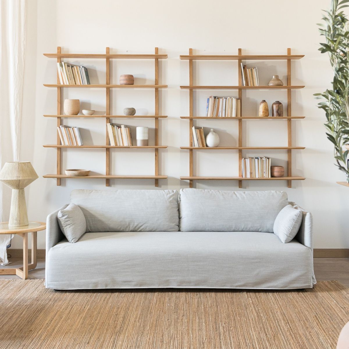 AMOBLE - Sofa Gaye Gris Amoblé