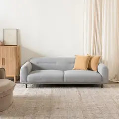 AMOBLE - Sofa Flack Gris Amoblé