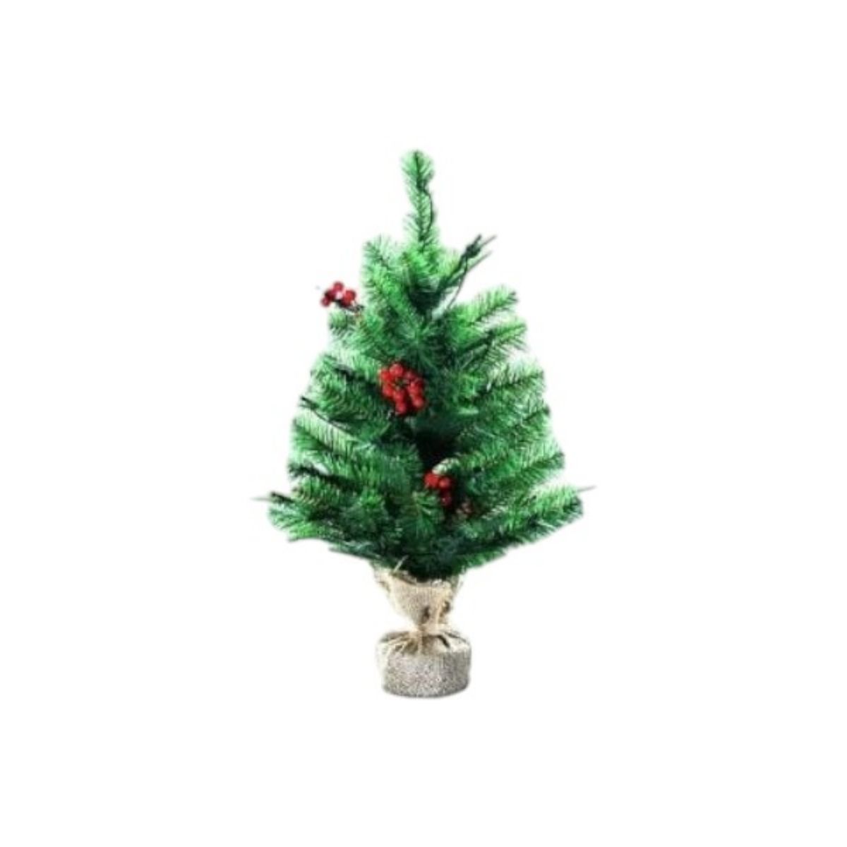 OEM - ARBOL DE NAVIDAD DECORADO MESA NAVIDEÑO 60 CM
