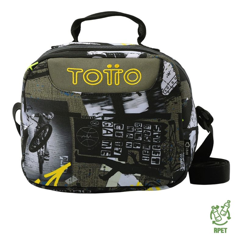 TOTTO - Totto Lonchera Térmica Escolar Niño Rpet Impermeable Eco001