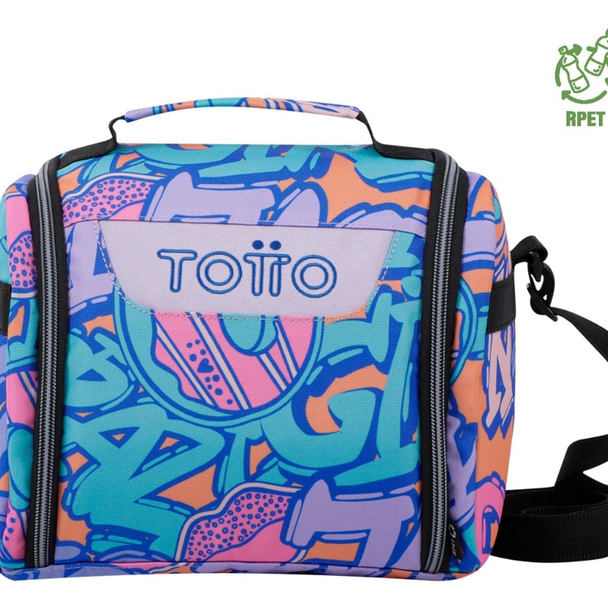 TOTTO - Totto Lonchera Térmica Escolar Niña Rpet Impermeable Eco007