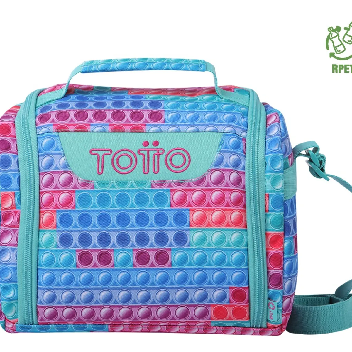 TOTTO - Totto Lonchera Térmica Escolar Niña Rpet Impermeable Eco007