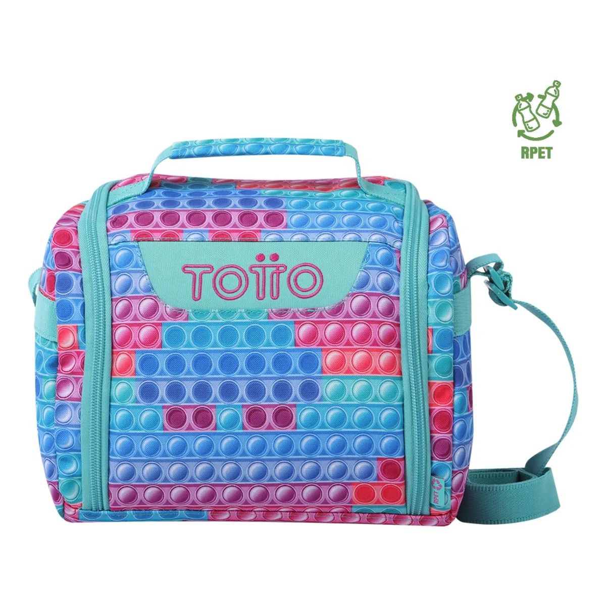 TOTTO - Totto Lonchera Térmica Escolar Niña Rpet Impermeable Eco007
