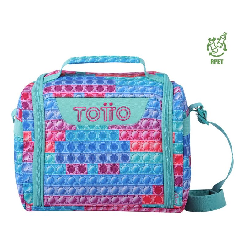 TOTTO - Totto Lonchera Térmica Escolar Niña Rpet Impermeable Eco007