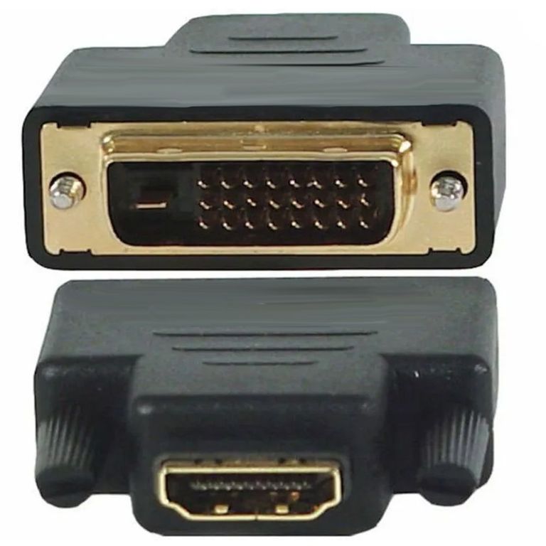 GENERICO ADAPTADOR HDMI HEMBRA A DVI-D MACHO