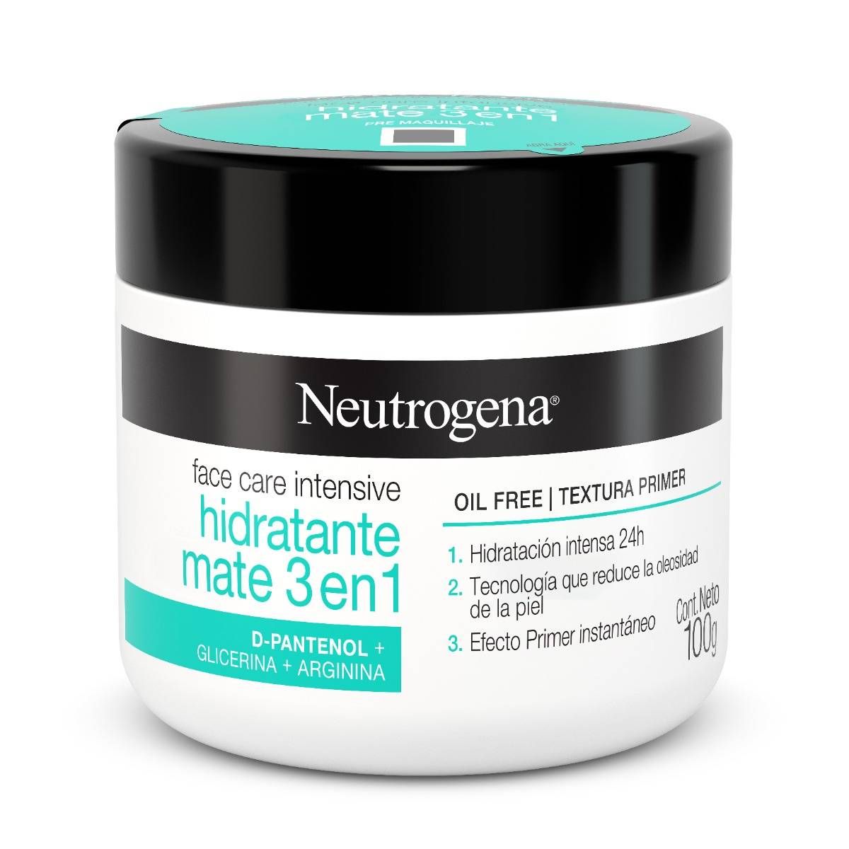 NEUTROGENA - Neutrogena Crema Hidratante  Face Care Intesive 100g