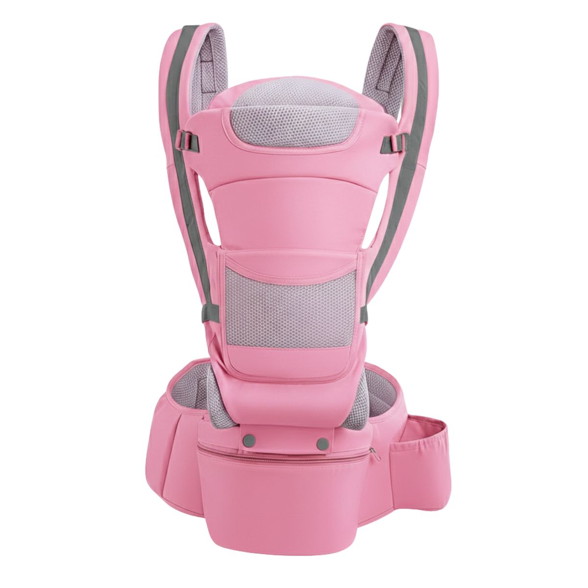 GENERICO - Mochila Porta Bebé Cánguro Ergonómico 15 Posiciones 48 Meses