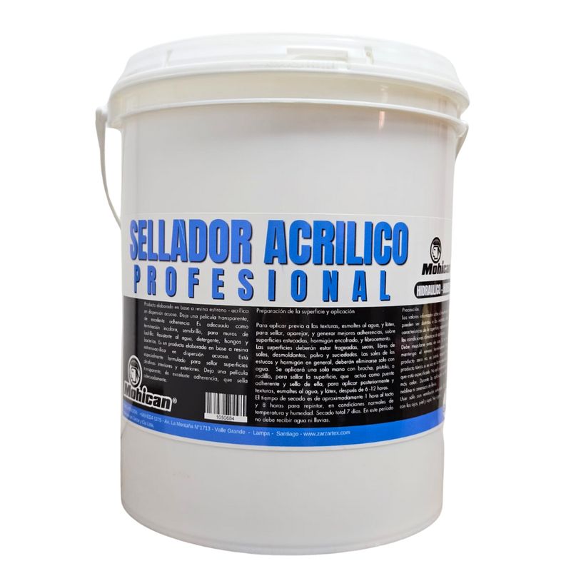 MOHICAN - SELLADOR ACRÍLICO HIDRÁULICO HUMEDAD PROFESIONAL 1 GAL