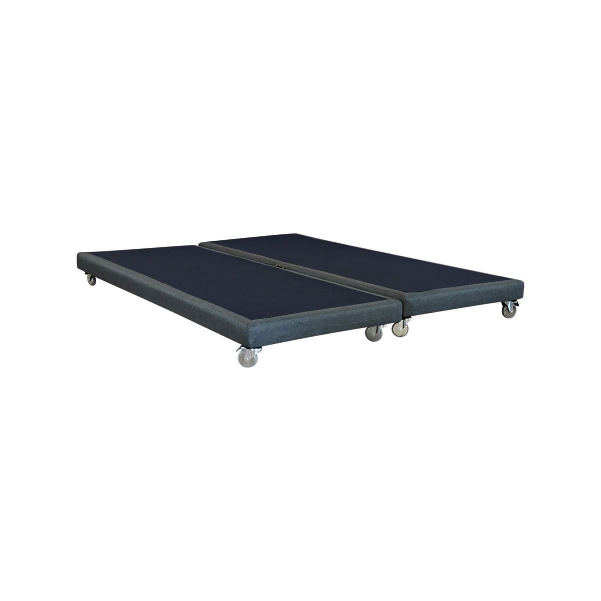BLOCCARE - Base De Cama 2 plazas dividida Box 8 cm largo 190 cm con rueda Pyton