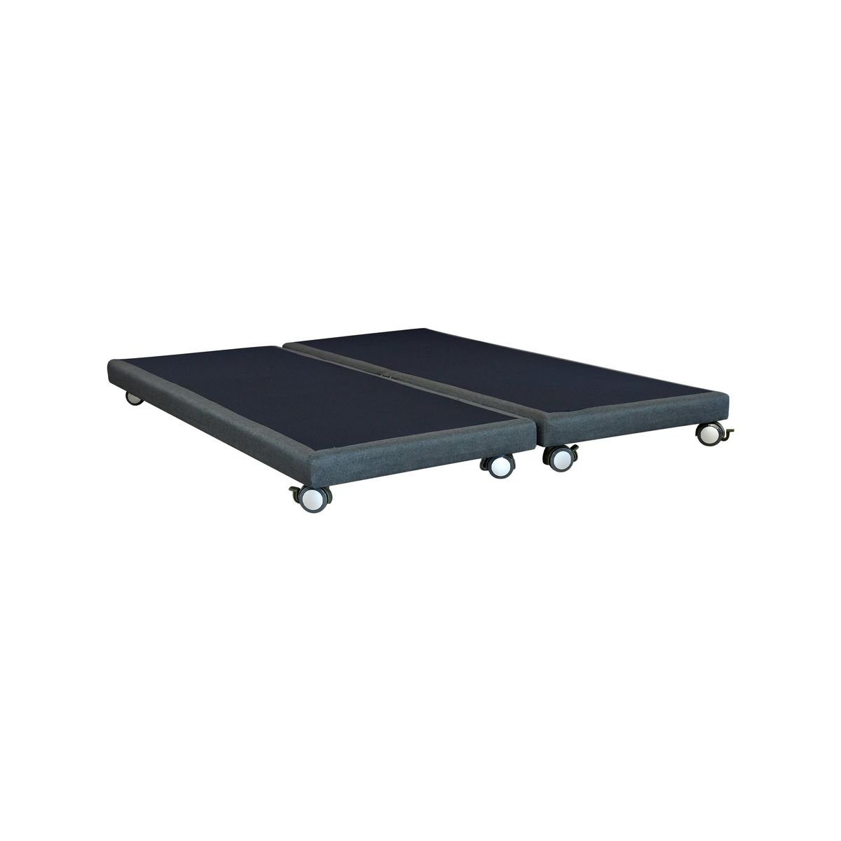 BLOCCARE - Base De Cama 2 plazas dividida Box 8 cm largo 200 cm con rueda Logo