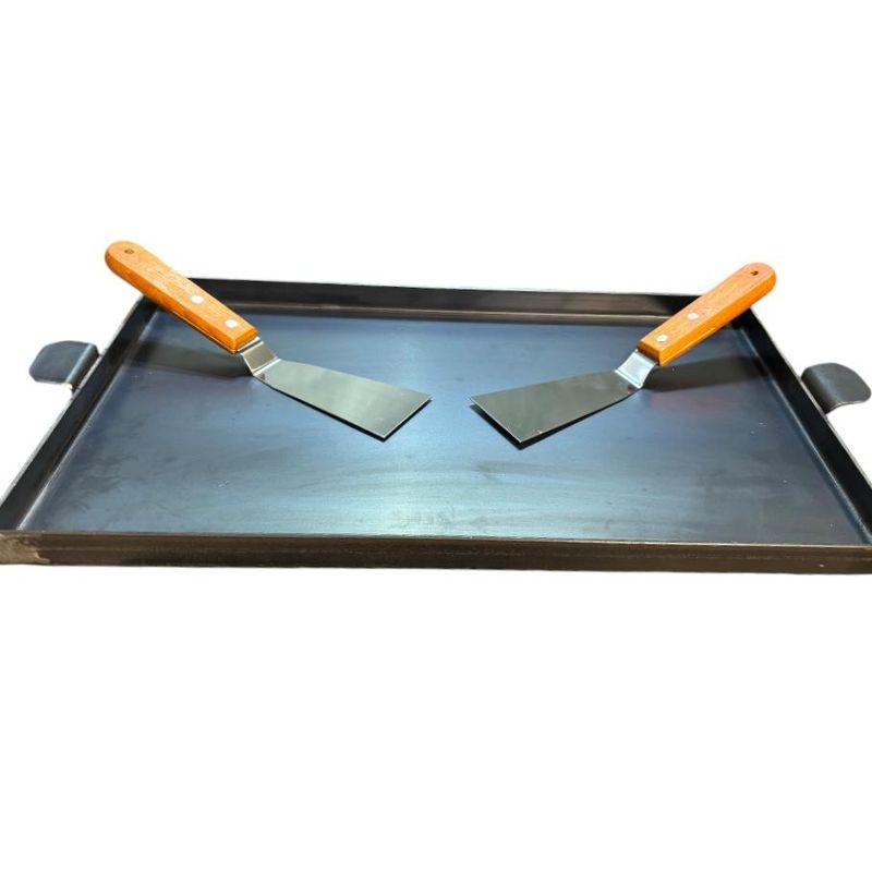 GENERICO - Plancha Churrasquera 45x29 cm Mas 2 Espatulas
