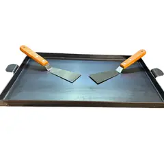 GENERICO - Plancha Churrasquera 45x29 cm Mas 2 Espatulas
