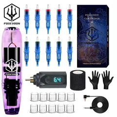 GENERICO - Kit de Tatuaje POSEIDON Inalambrico