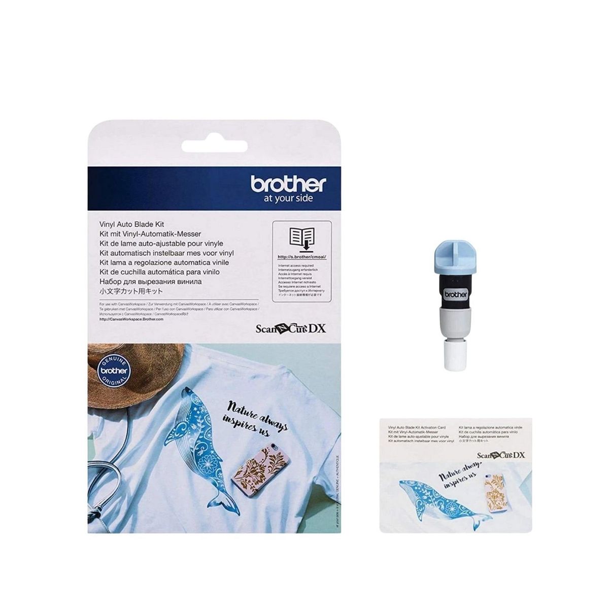 BROTHER - Plotter de corte ScanNCut 225 Brother + Kit Cuchilla de Vinilos + Nicapa